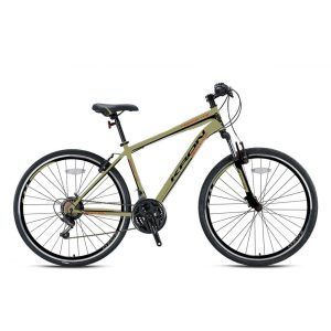 Kron Nomad 4.0 V-Fren Tur Bisikleti Mat Haki-Kırmızı